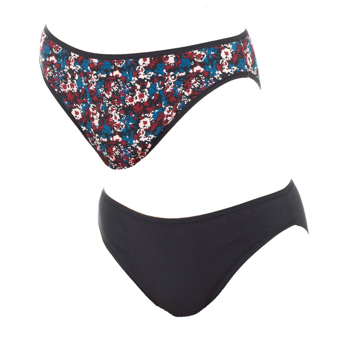 Bequeme Stretch-Baumwollslips 2er-Pack