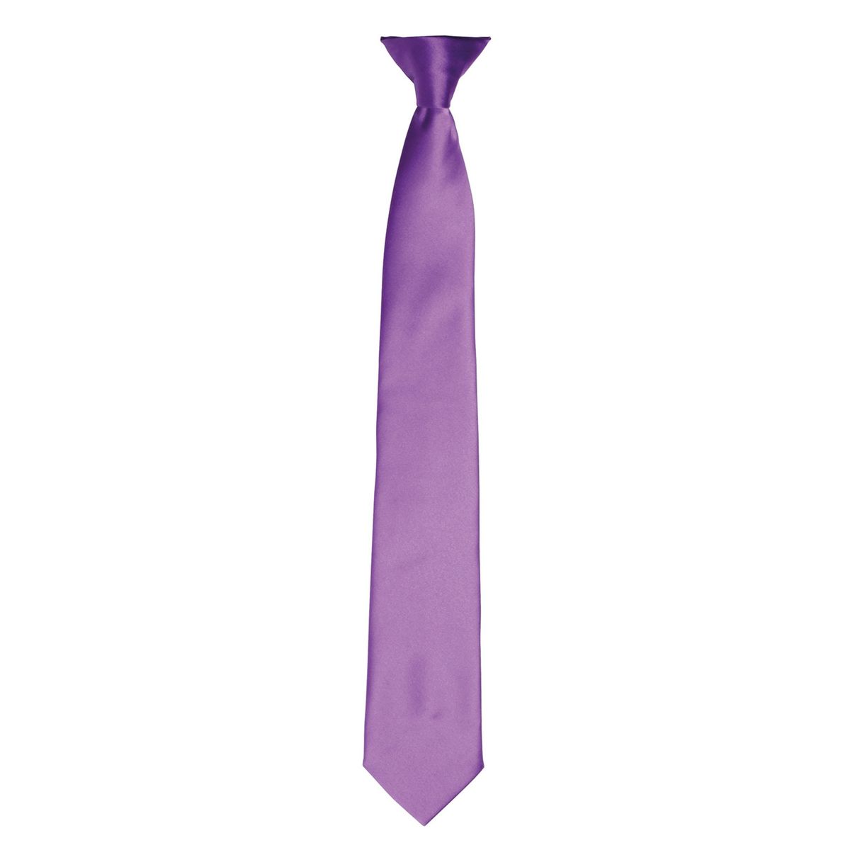 Elegante Satin-Krawatte mit Clip