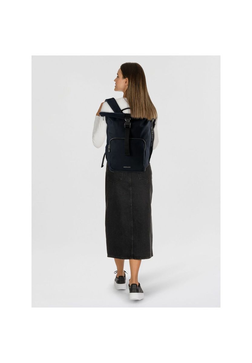 Schlanker Rolltop-Rucksack mit Clipverschluss