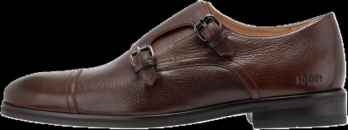 Klassischer Doppel-Monk-Strap-Lederschuh
