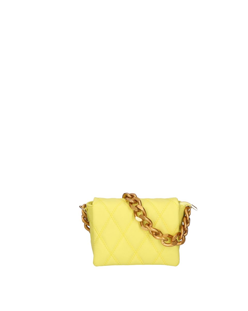 Gesteppte Henkeltasche mit Kette