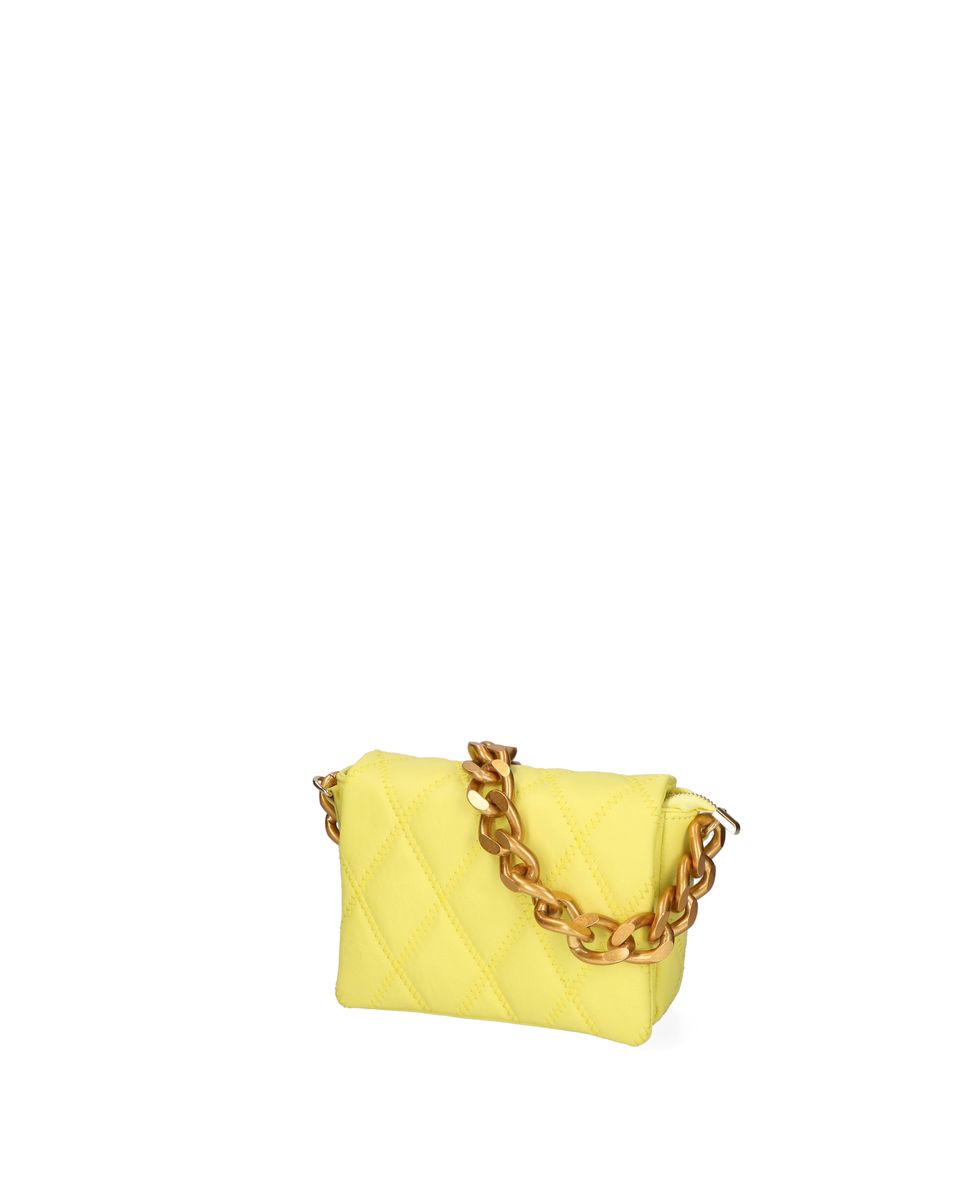 Gesteppte Handtasche mit Kettengriff