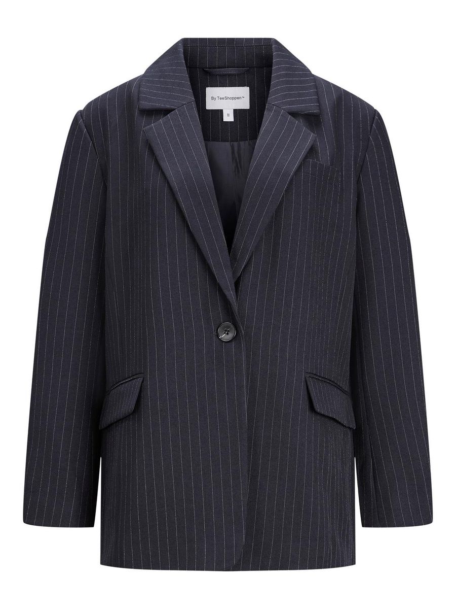Oversize Blazer mit Nadelstreifen