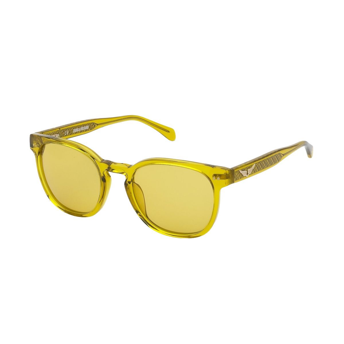 Runde Sonnenbrille mit Acetatgestell