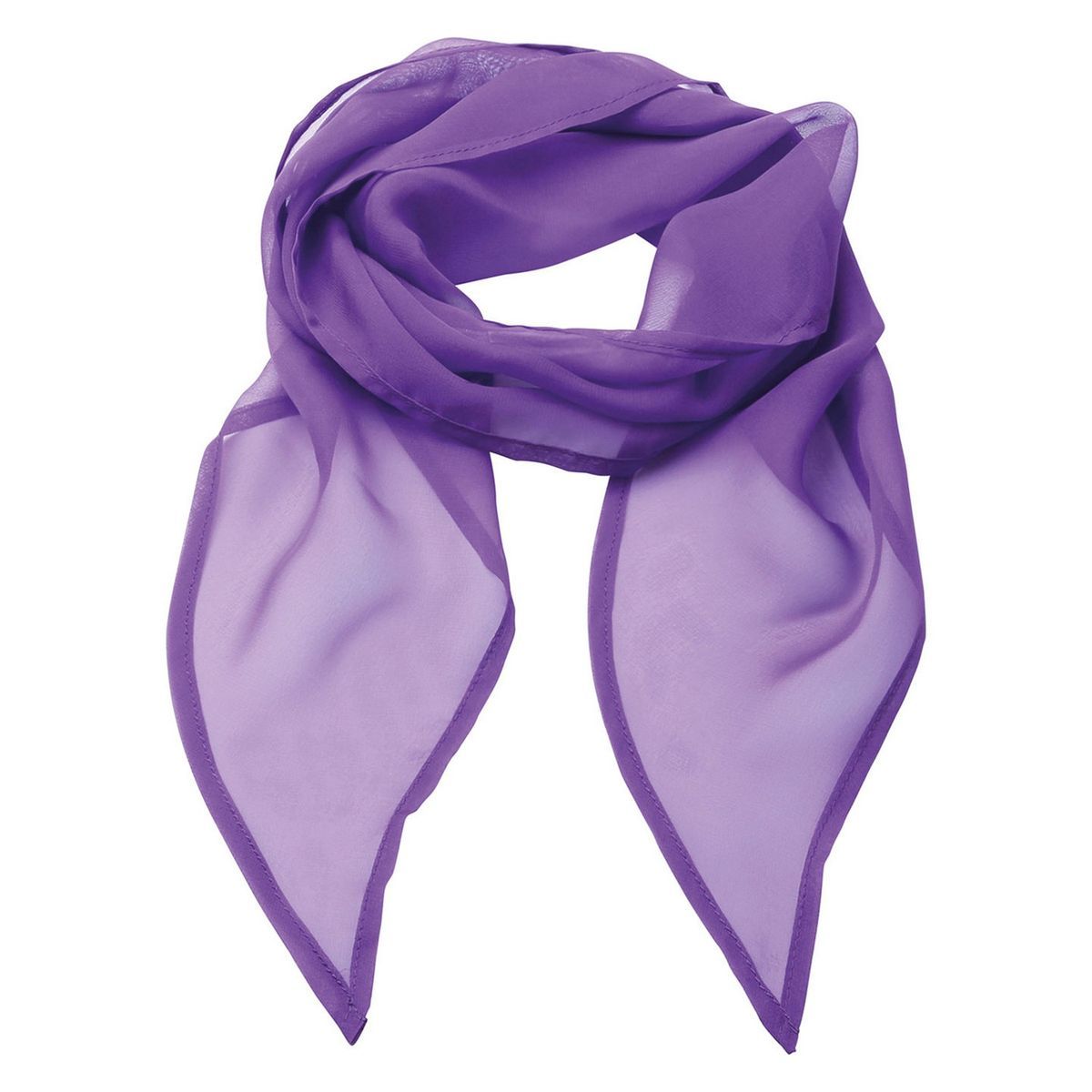 Leichter einfarbiger Chiffon-Schal