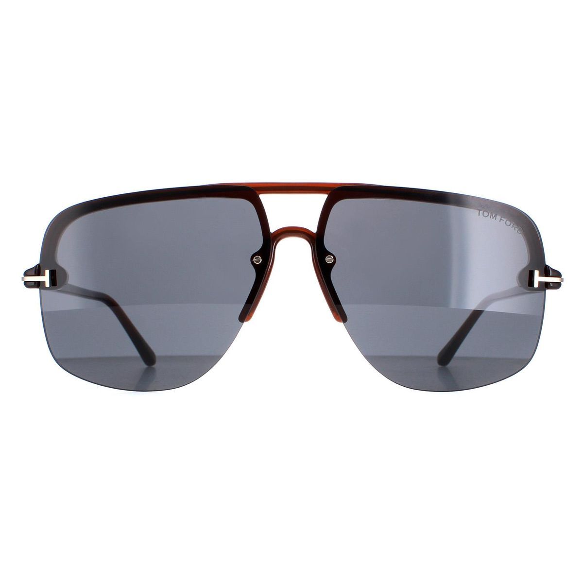 Braune Aviator Sonnenbrille