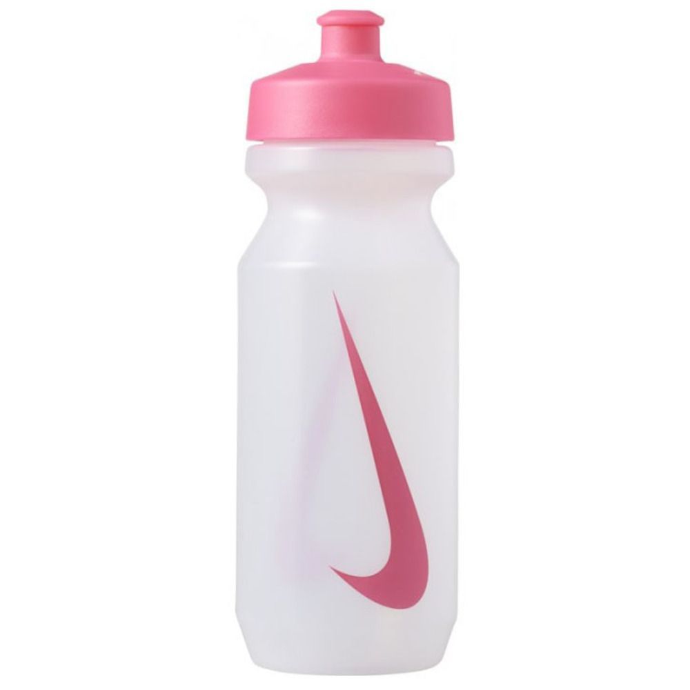 Transparente pinke Sportwasserflasche