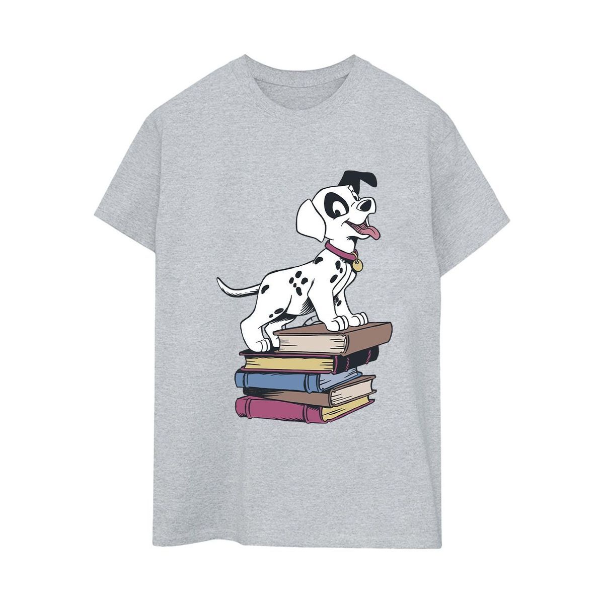 Dalmatinerwelpe Bücher Grafik T-Shirt