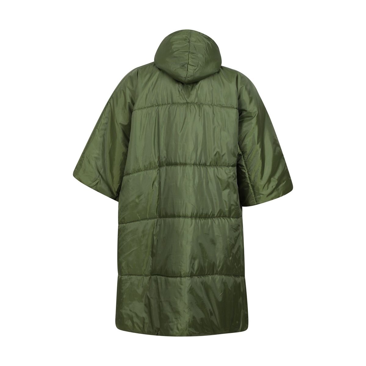 Isolierter Gesteppter Kapuzen-Poncho