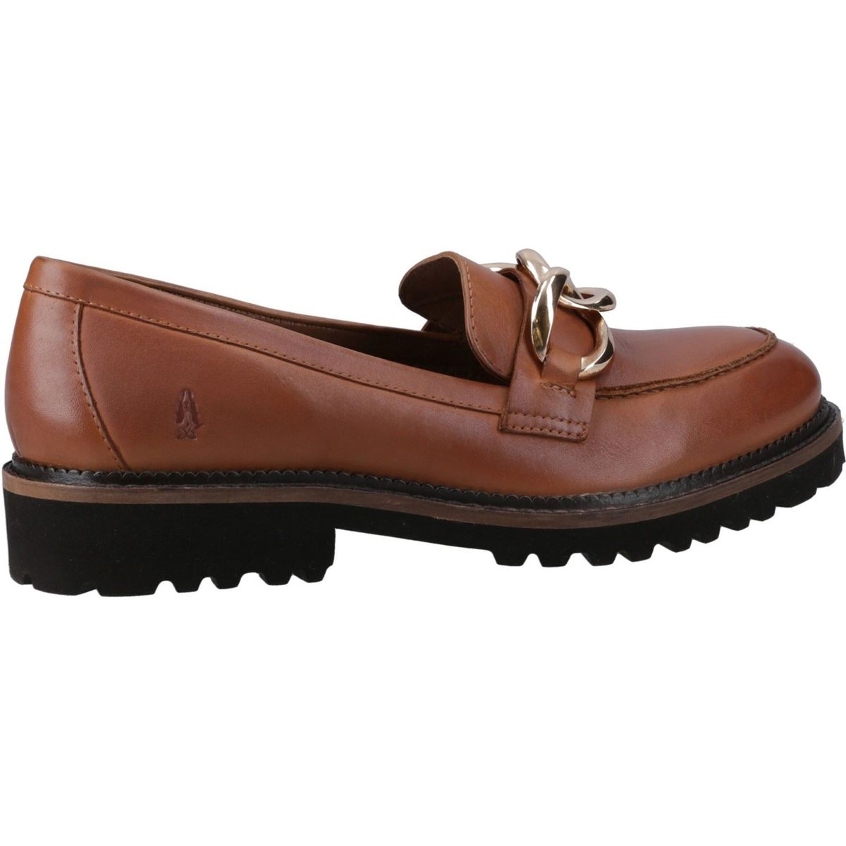 Loafer mit Kettenverzierung und Profilsohle