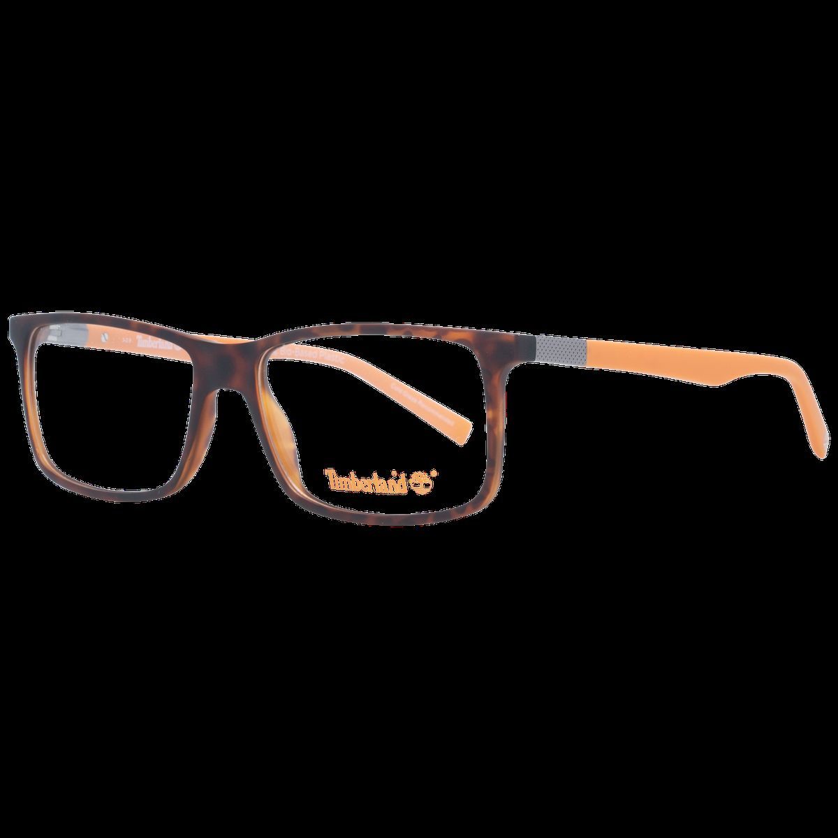 Rechteckige Schildpatt Brille Timberland TB1650