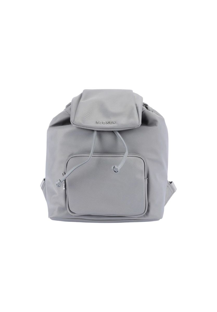 Minimalistischer Rucksack mit Kordelzug und Überschlag