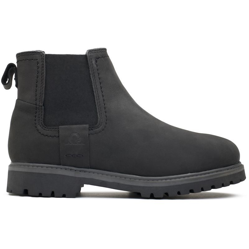 Schwarze Chelsea-Stiefel aus Leder für Herren