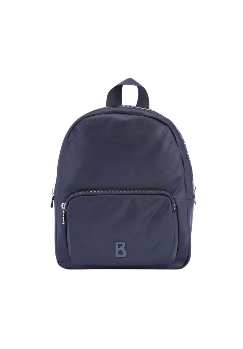 Minimalistischer Nylonrucksack mit Vordertasche