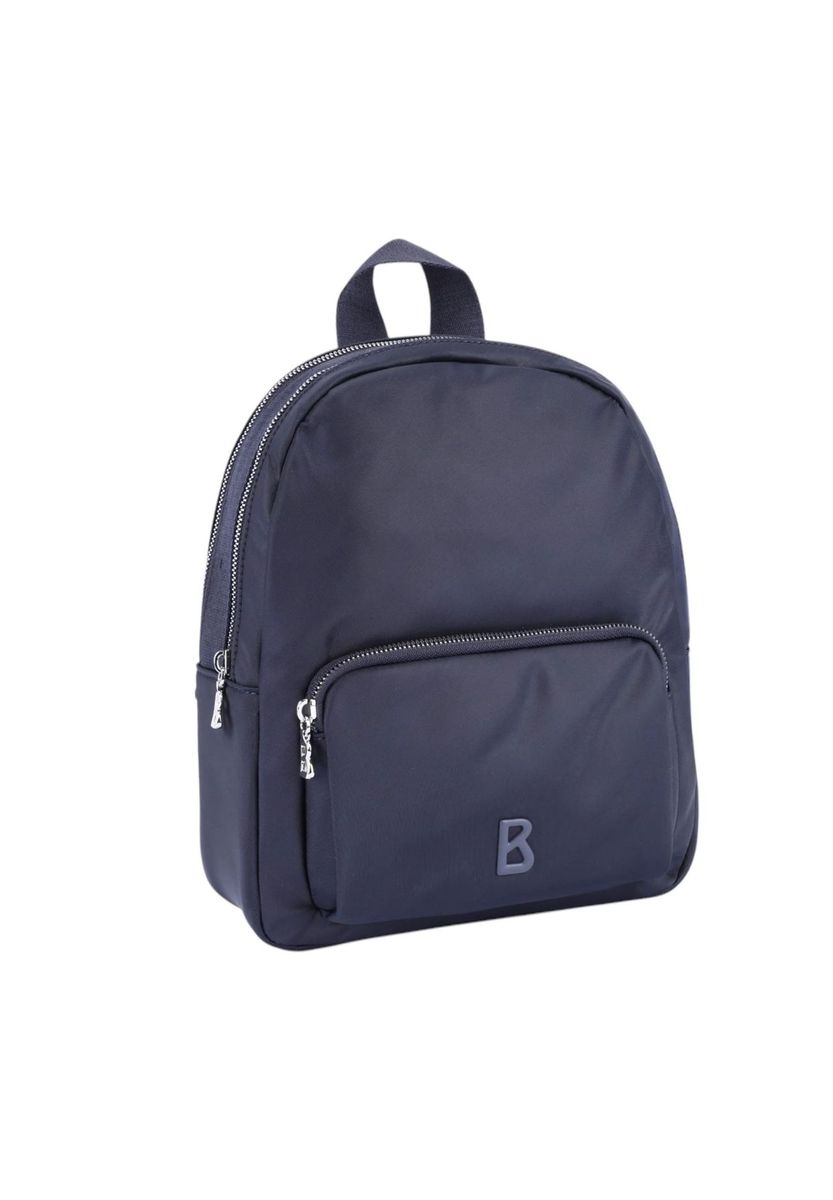 Minimalistischer Nylonrucksack mit Vordertasche