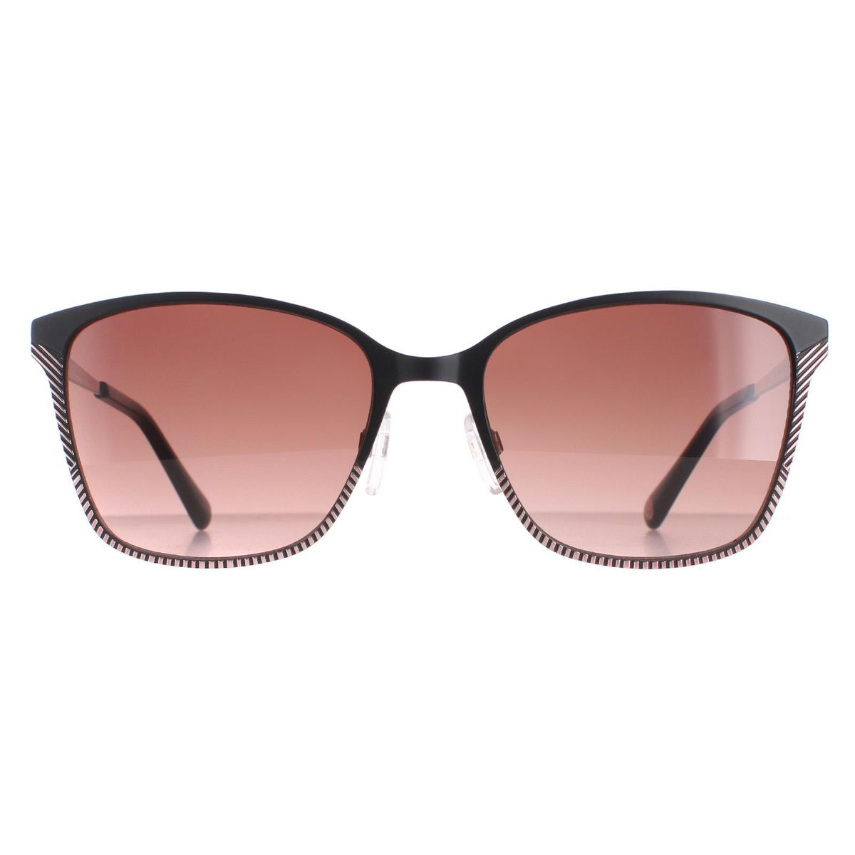 Quadratische Vollrand-Sonnenbrille mit Farbverlaufsgläsern