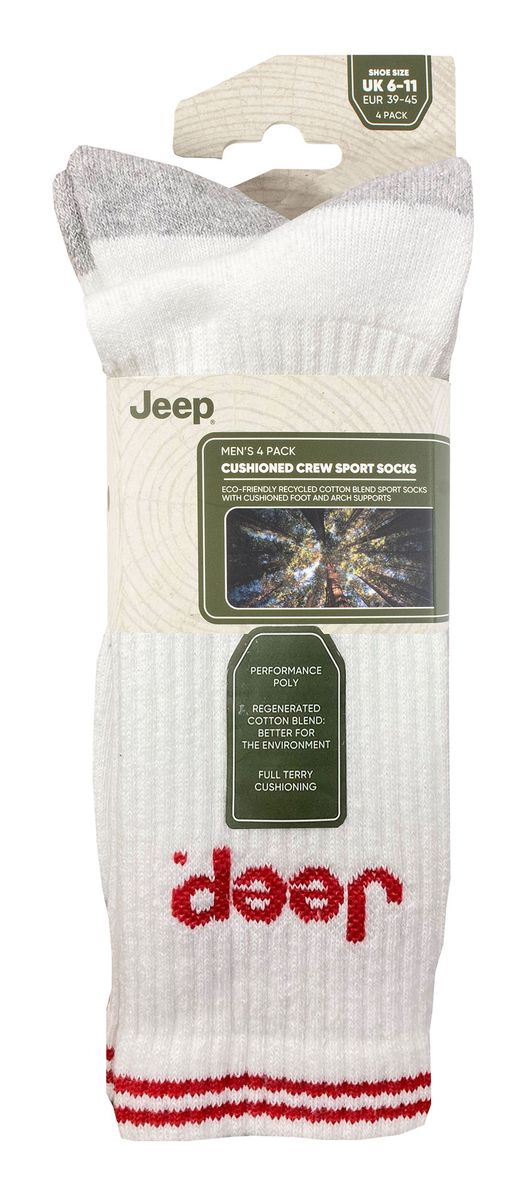 Gepolsterte Sport Crew Socken