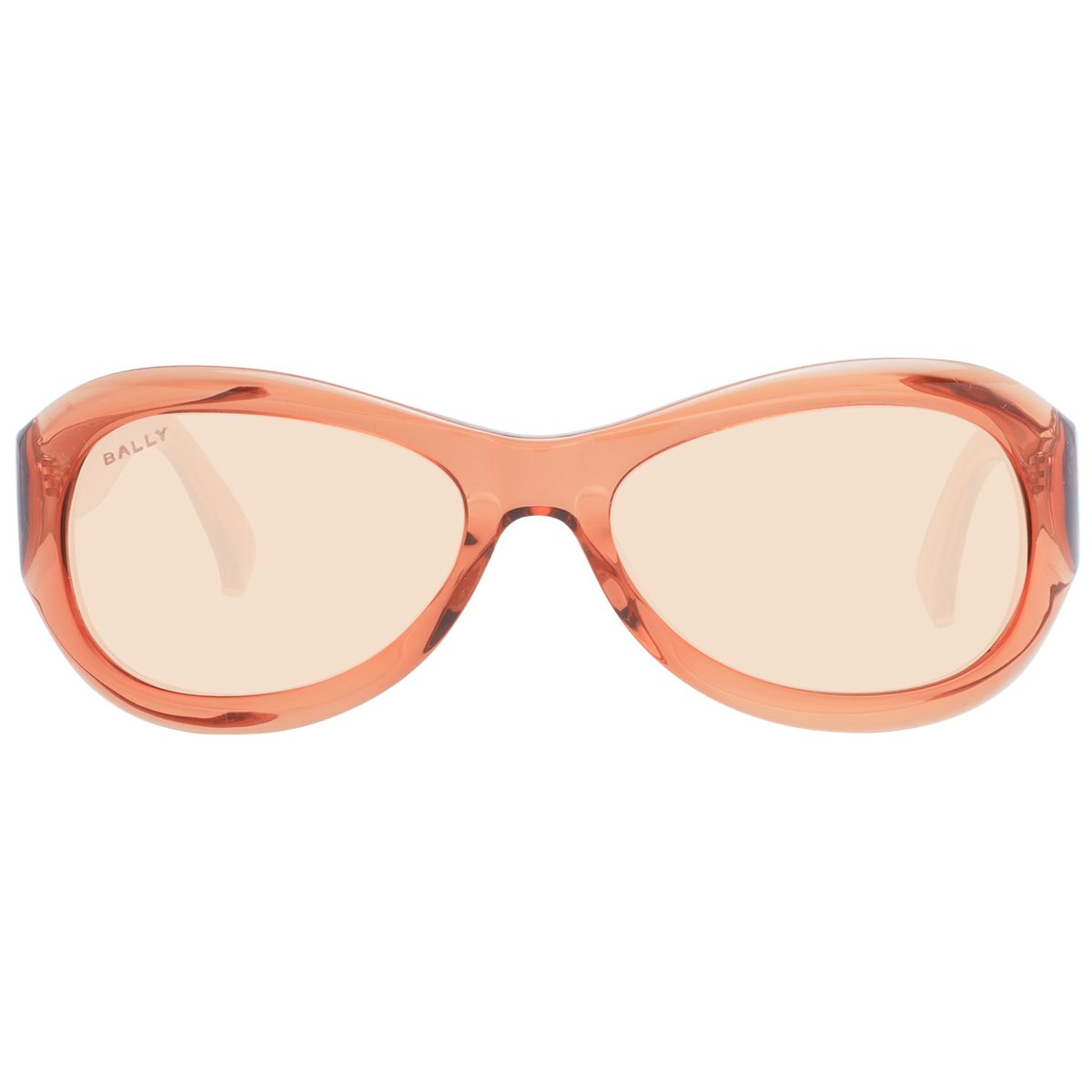 Transparente ovale Sonnenbrille
