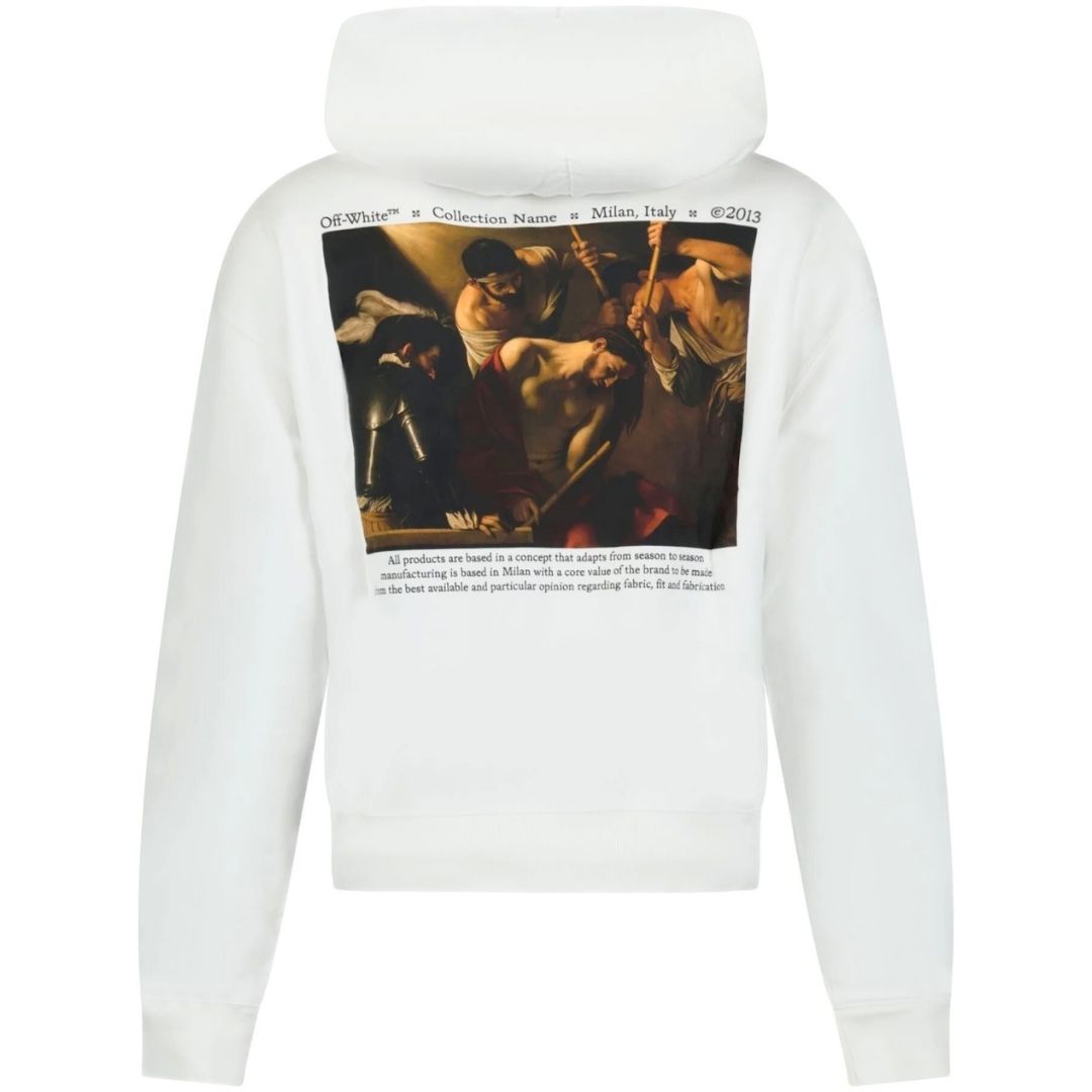 Oversize-Hoodie mit Caravaggio-Grafikprint
