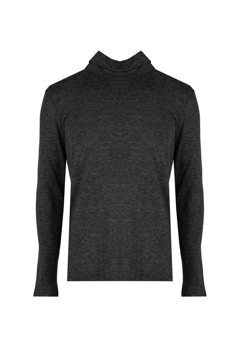 Klassisches Langarm-Rollkragenshirt