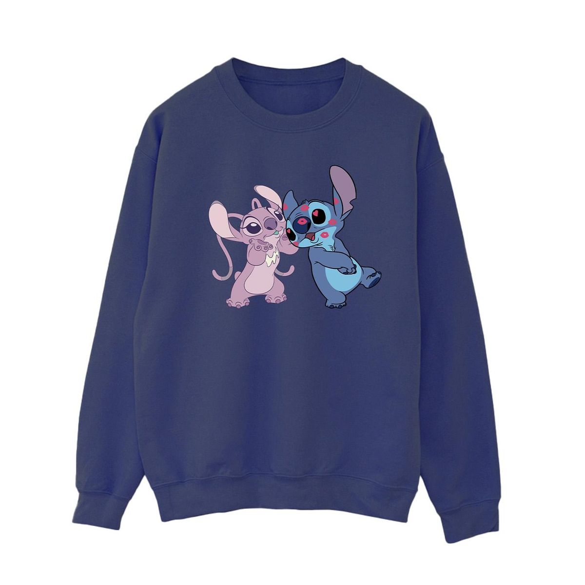 Lilo & Stitch Küsse Damen Sweatshirt