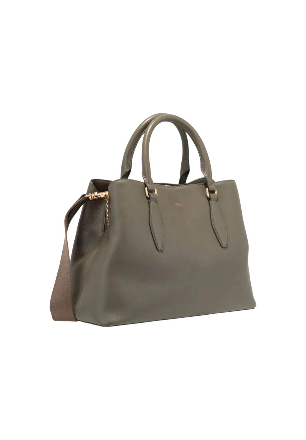 Elegante Lederhandtasche mit Schultergurt