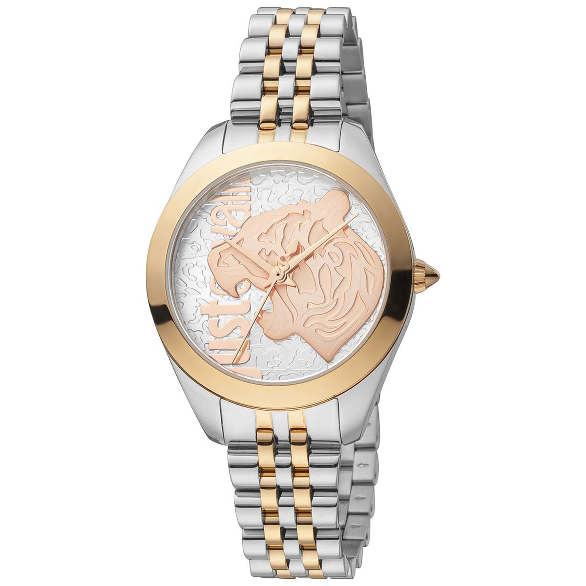 Just Cavalli Zweifarbige Tiger Uhr