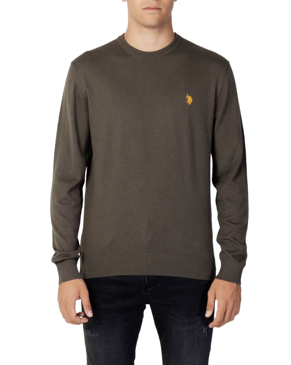 Herren Strickpullover mit Rundhalsausschnitt