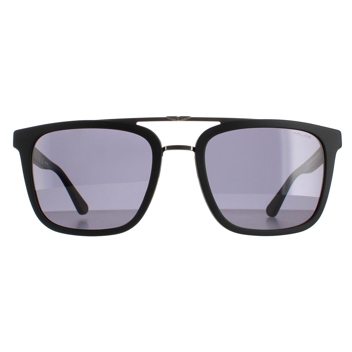 Matt Schwarze Quadratische Rahmen Sonnenbrille