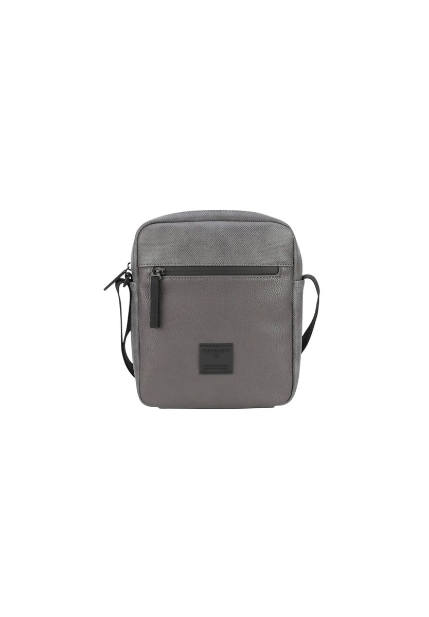 Minimalistische strukturierte Crossbody-Umhängetasche
