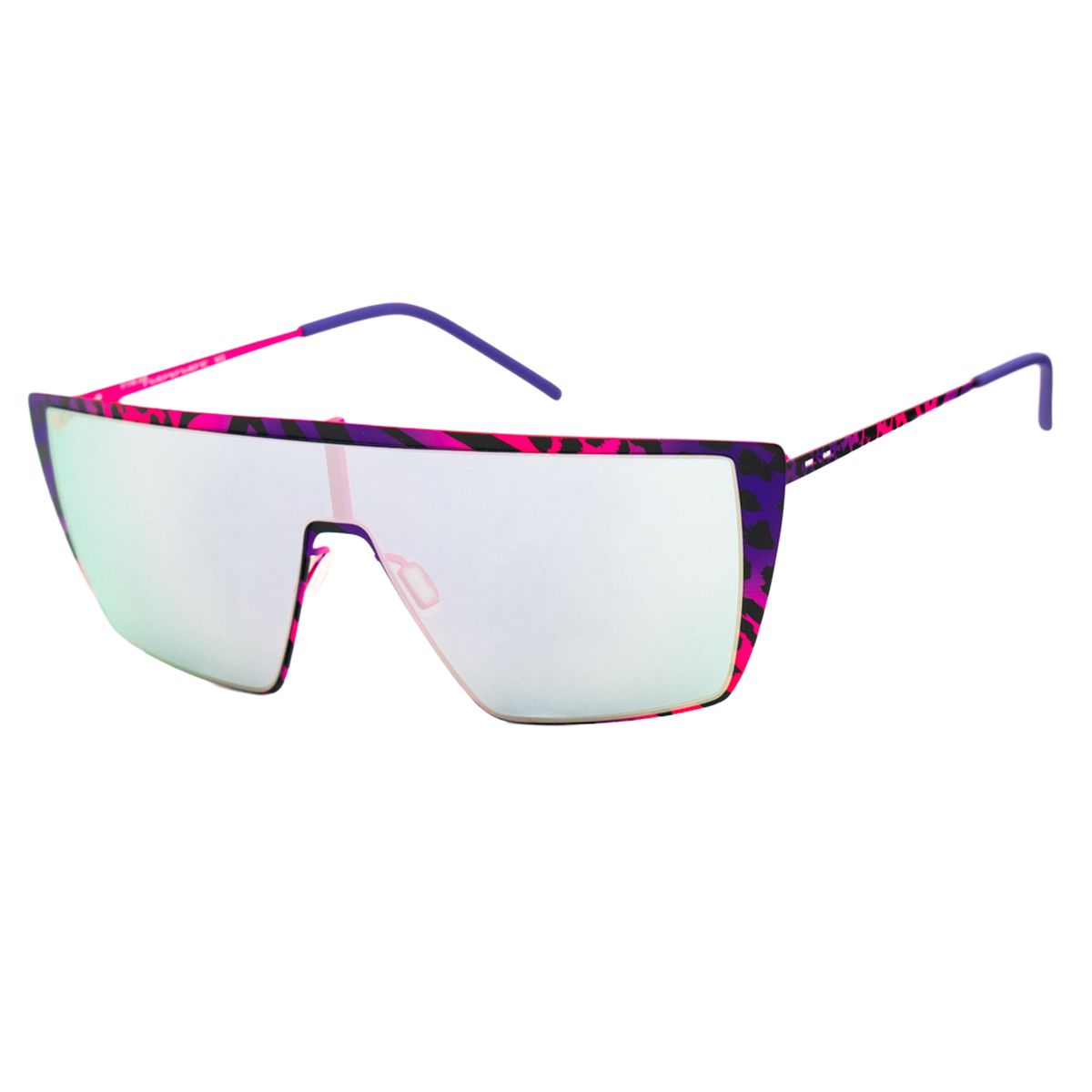 Schild Sonnenbrille mit auffälligem Animal-Print