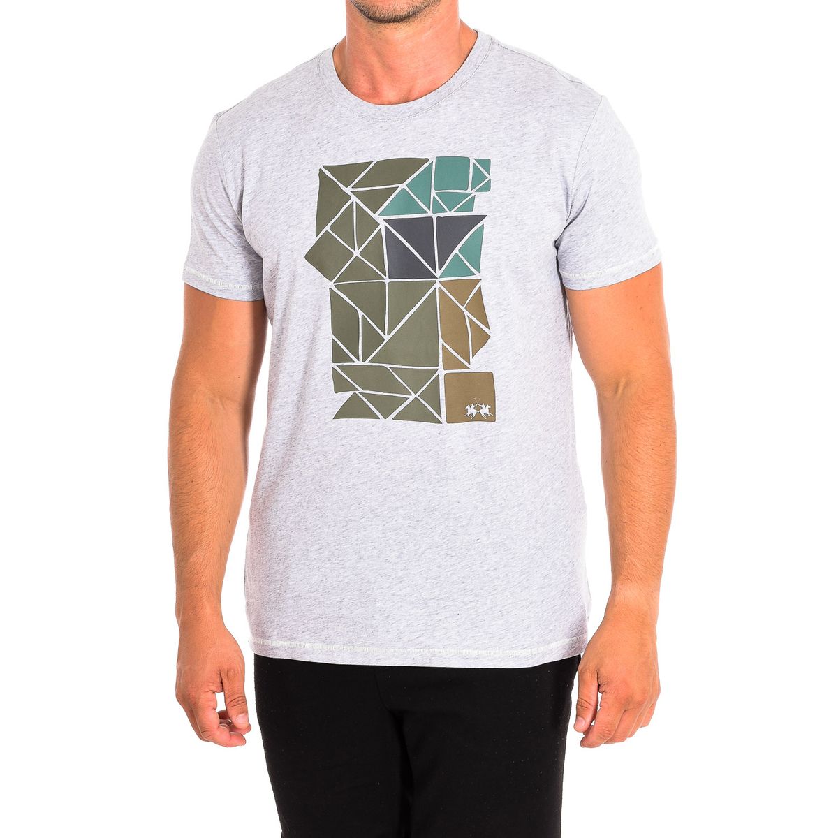 T-Shirt mit geometrischem Print und Rundhalsausschnitt