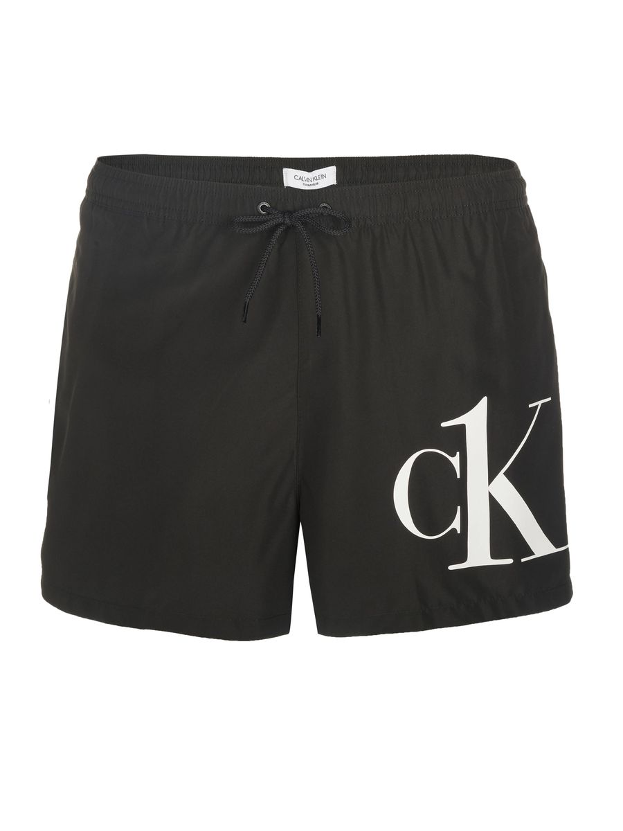 Rote Herren Badeshorts mit Logo