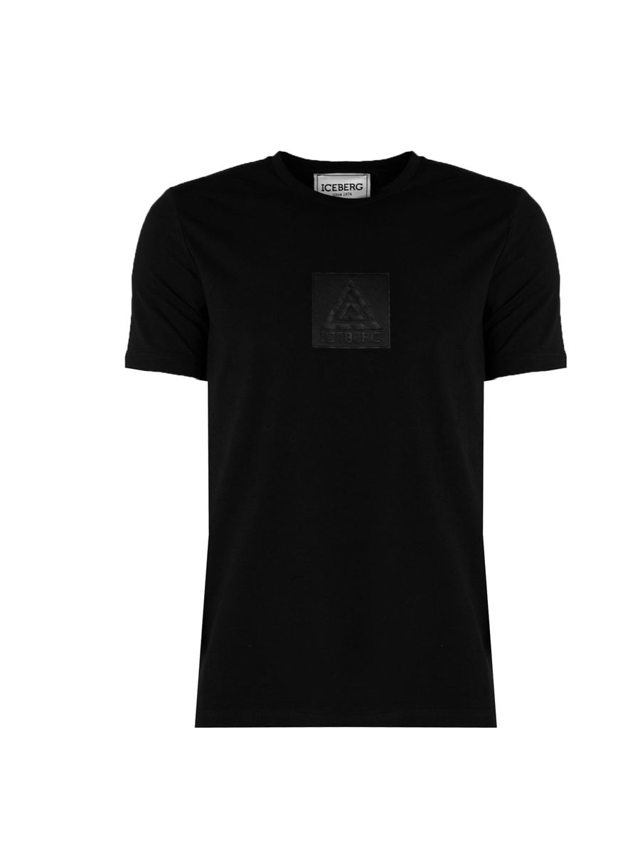 Iceberg T-Shirt C-Neck Herren schwarz