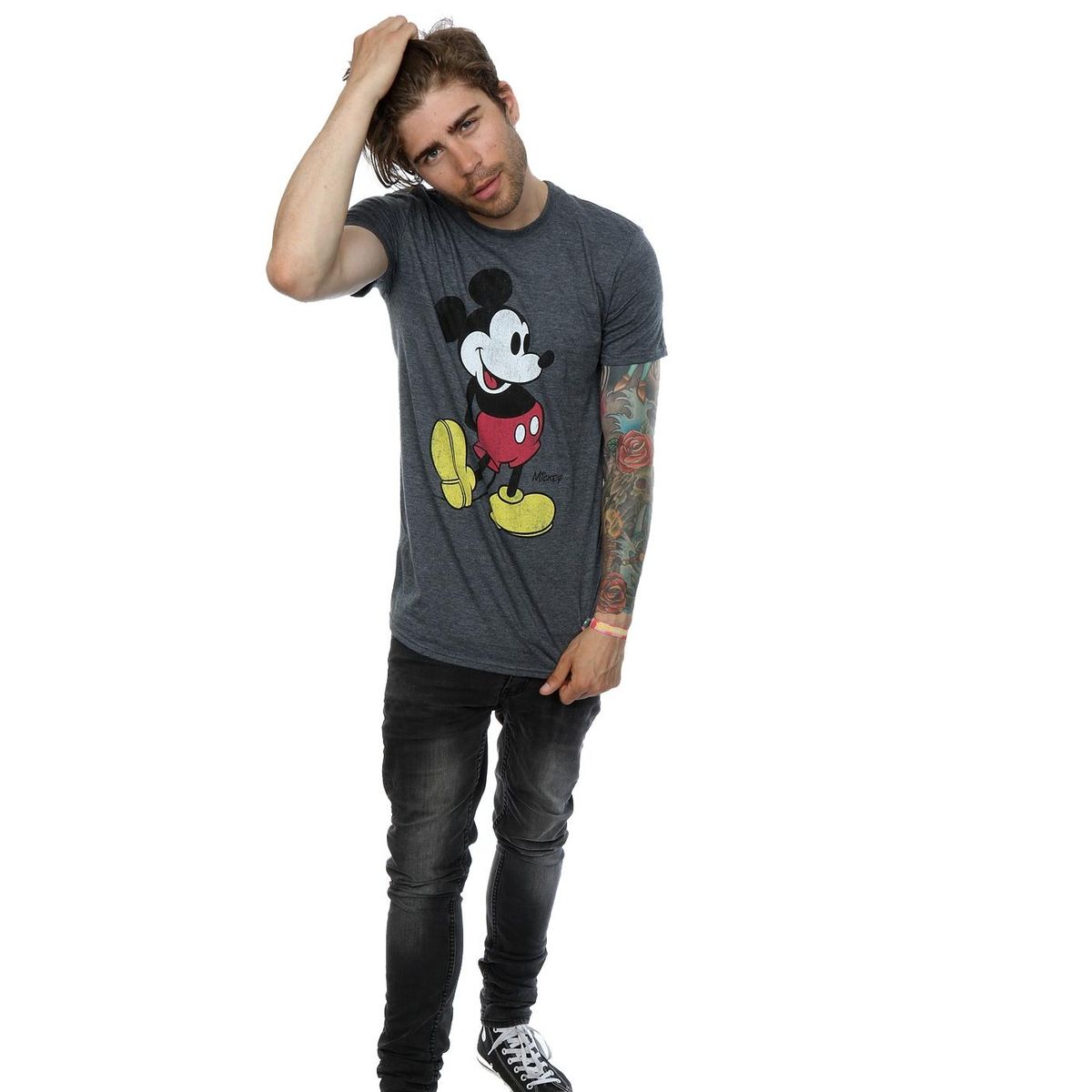 Klassisches Mickey Mouse Grafik-T-Shirt