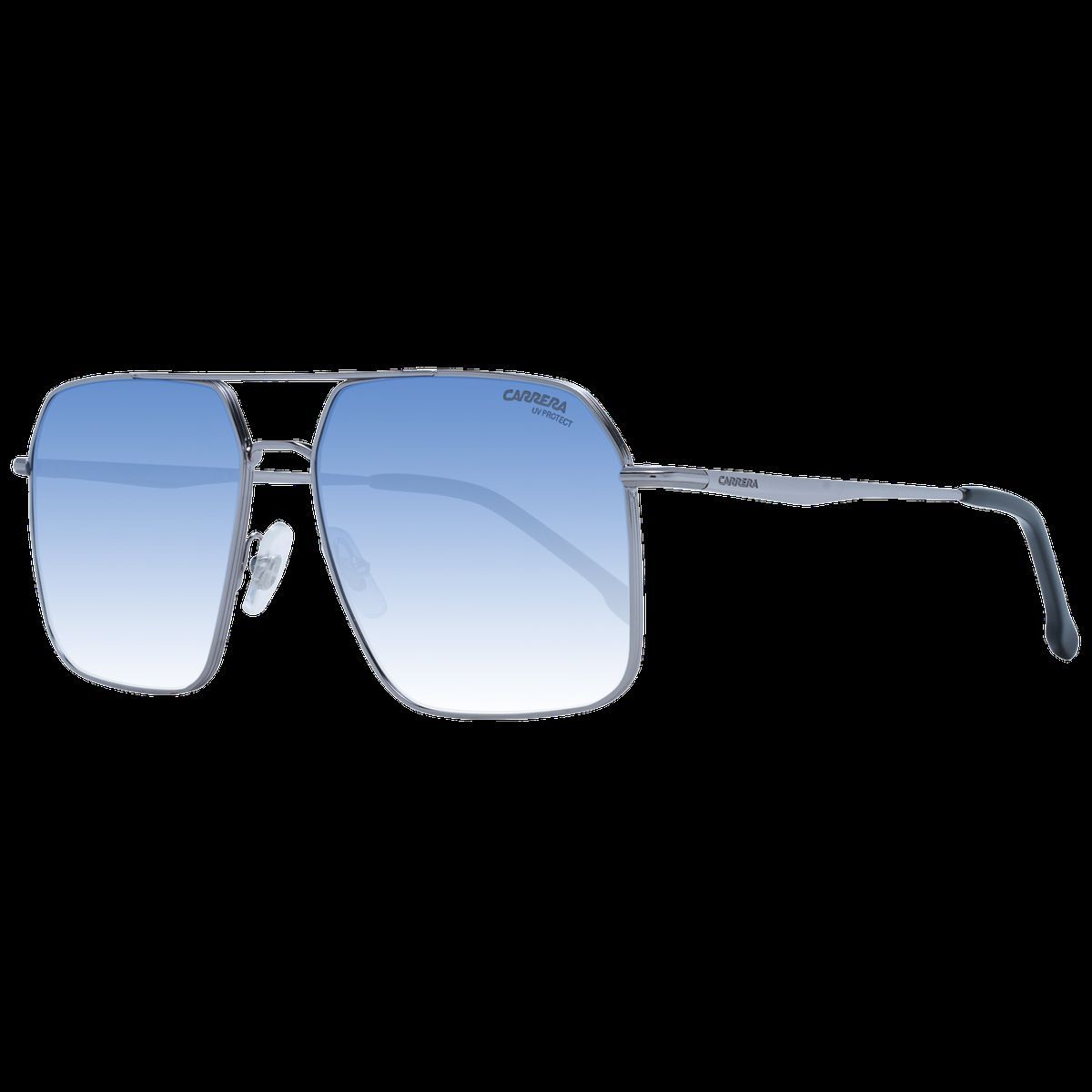 Quadratische Aviator-Sonnenbrille mit blauem Farbverlauf