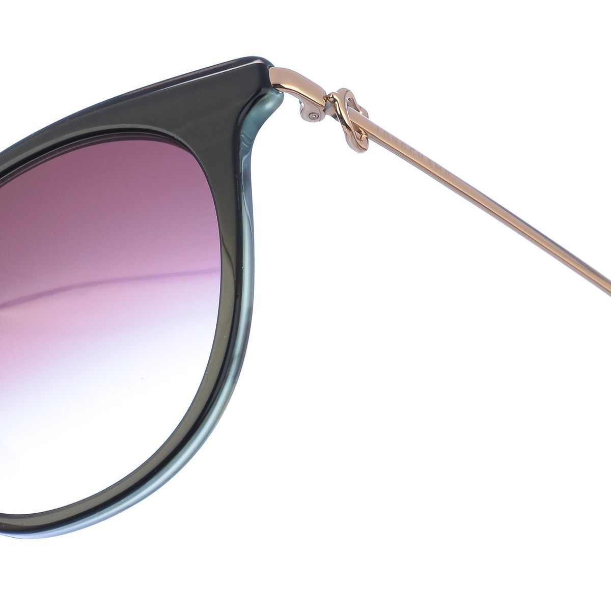 Ovale Sonnenbrille mit Acetatgestell