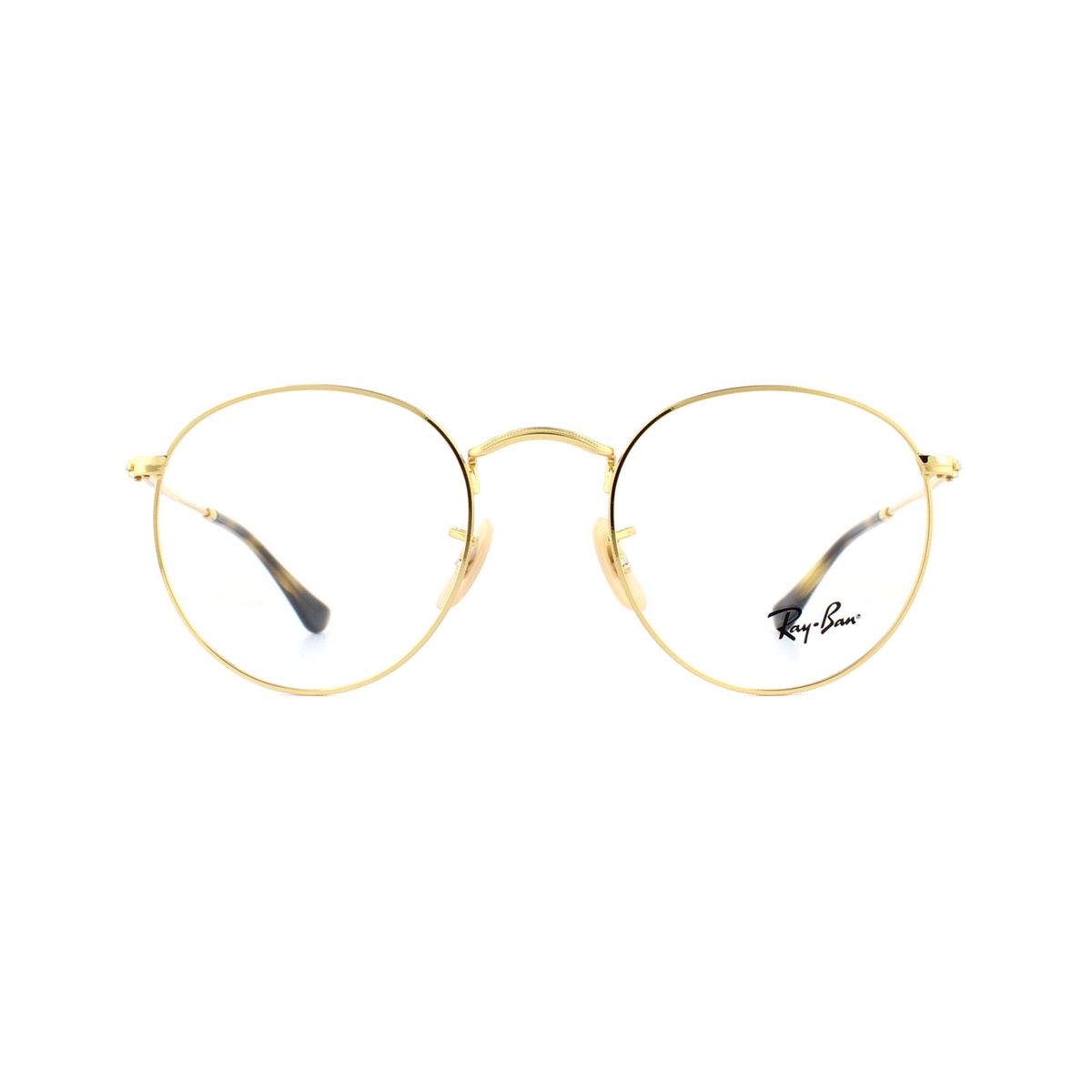 Retro inspirierte runde Metallbrille