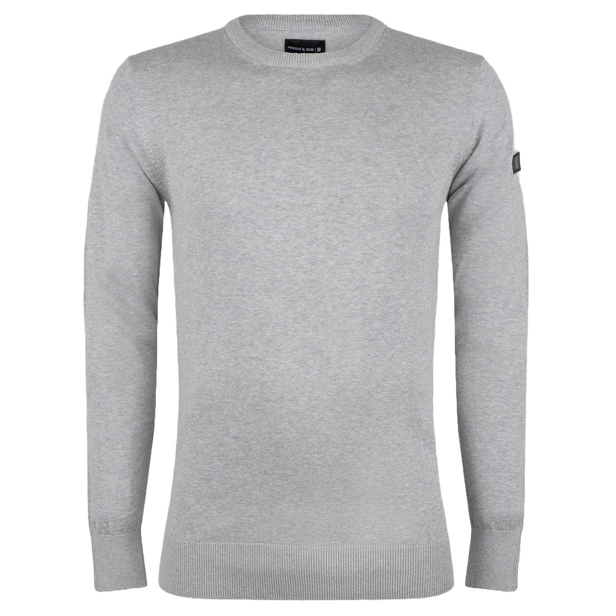 Herren Baumwoll Strickpullover mit Rundhalsausschnitt