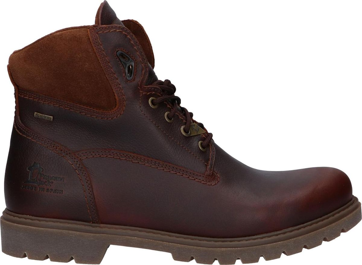 Herren Leder-Stiefelette mit Wildleder-Detail
