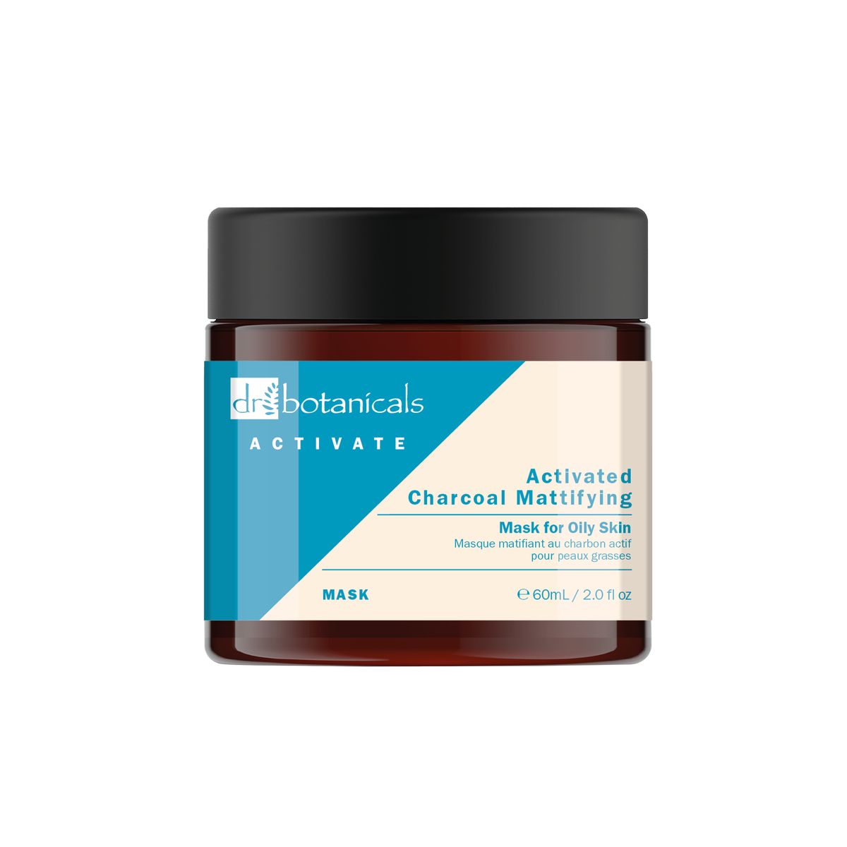 Dr Botanicals Activate Charcoal Mattifying Mask für fettige Haut 60ml