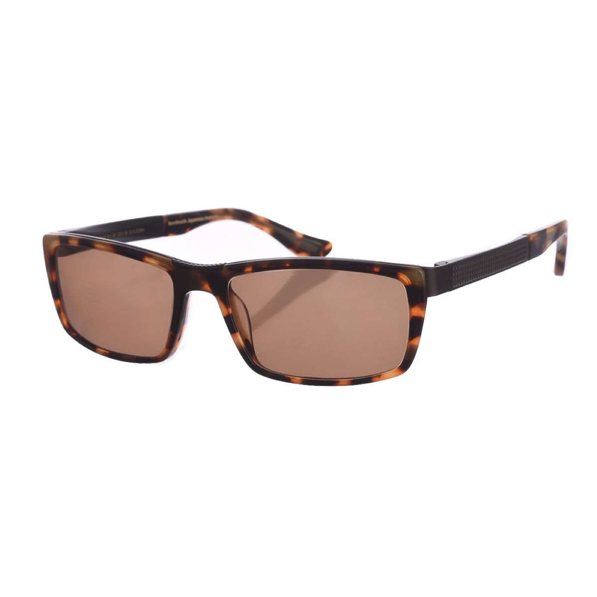 Rechteckige Sonnenbrille aus Acetat und Metall