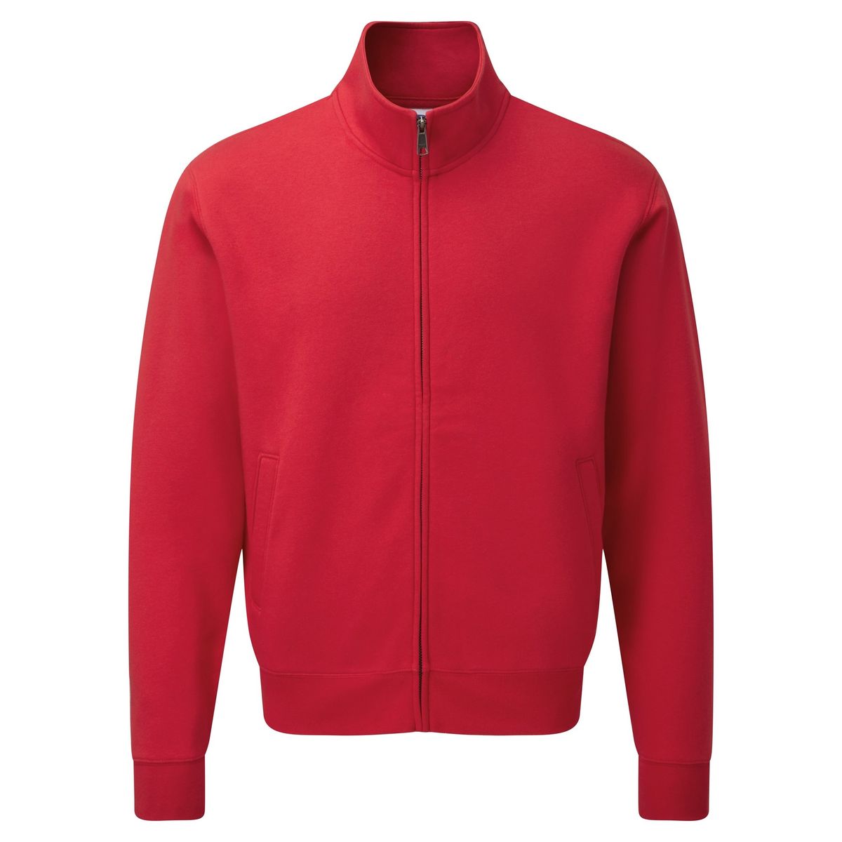 Russell Herren Authentic Full Zip Jacke (Klassisch Rot)