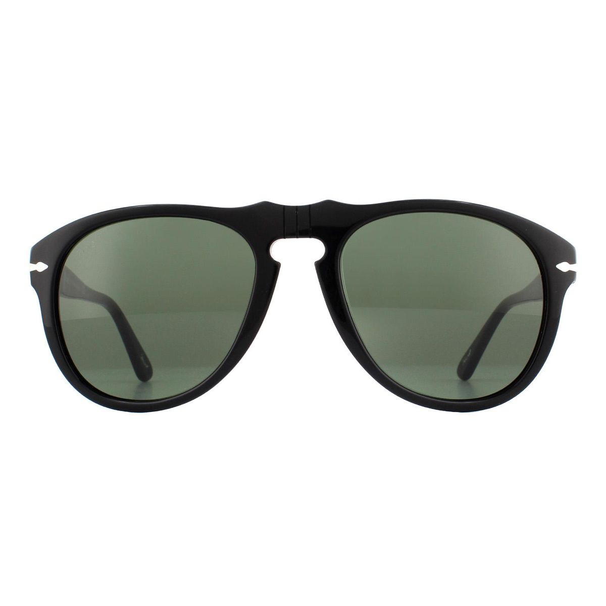 Pilotenbrille mit schwarzem Rahmen