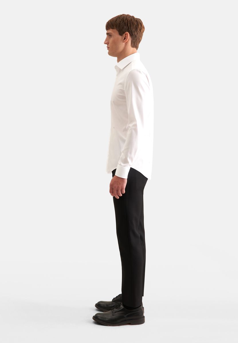 Bügelfreies Slim-Fit Twill-Hemd