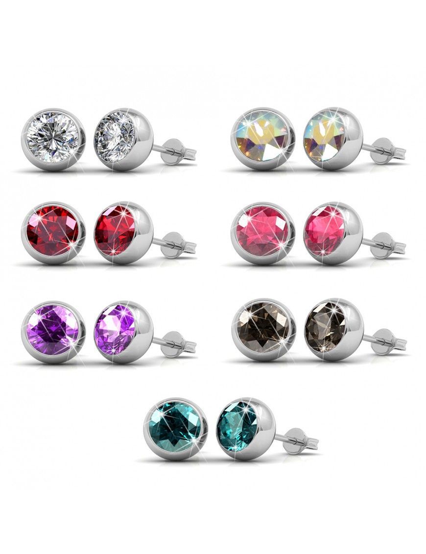 Kristallohrstecker Set