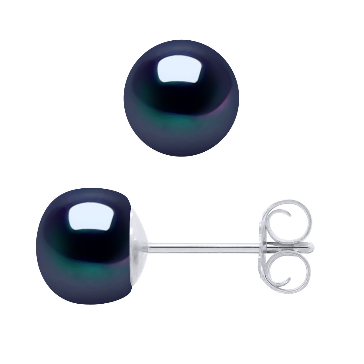 Süßwasserperlen Ohrstecker in Silber