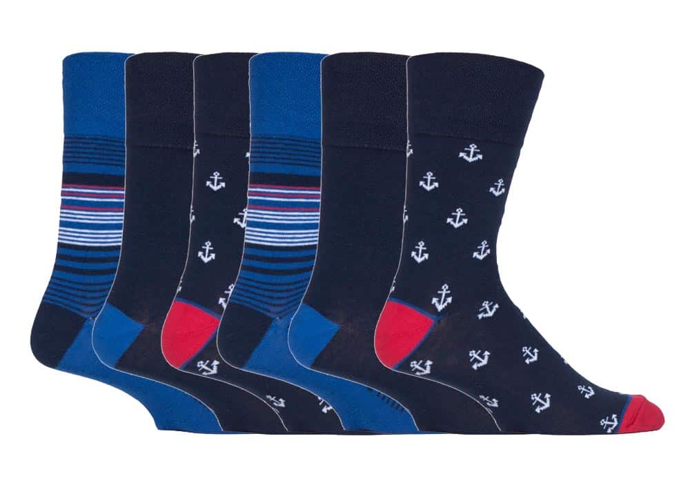 Gentle Grip - 6 Paar Herren Gentle Grip nicht elastische Socken - MGG549
