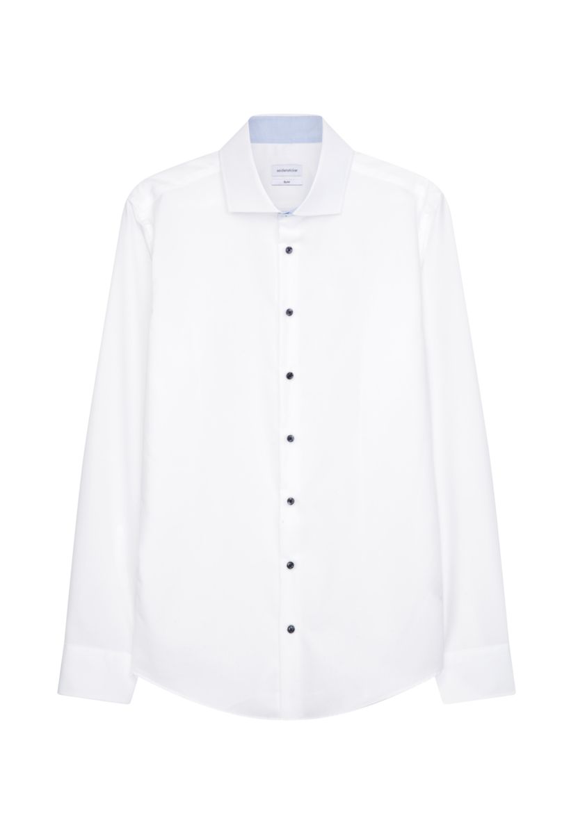 Slim Fit Business Hemd Haifischkragen