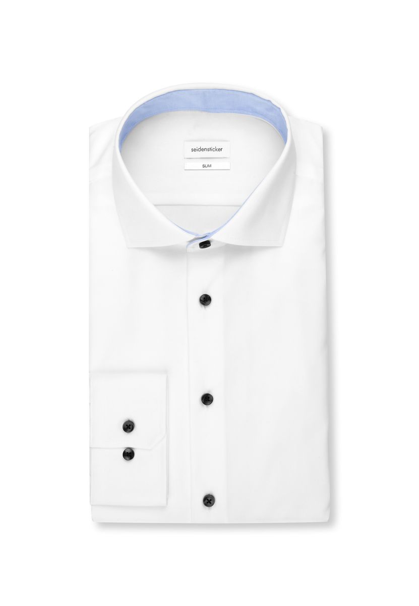 Slim Fit Business Hemd Haifischkragen